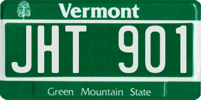 VT license plate JHT901