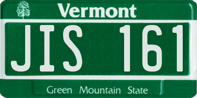 VT license plate JIS161