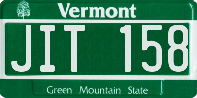 VT license plate JIT158