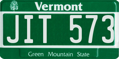VT license plate JIT573