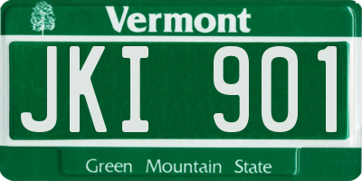 VT license plate JKI901