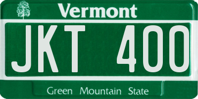 VT license plate JKT400