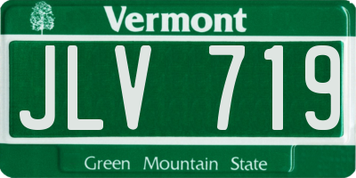 VT license plate JLV719