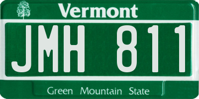 VT license plate JMH811