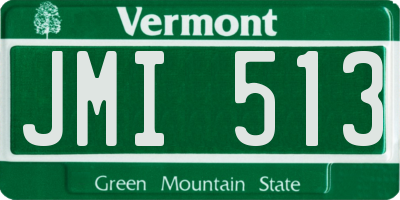 VT license plate JMI513