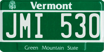 VT license plate JMI530