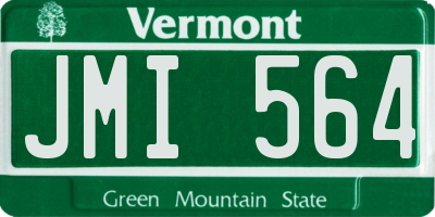 VT license plate JMI564