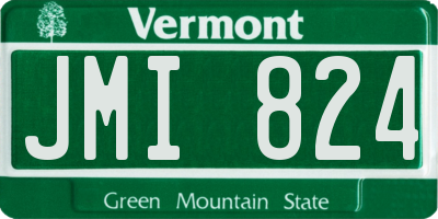VT license plate JMI824