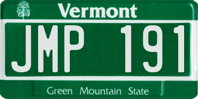 VT license plate JMP191