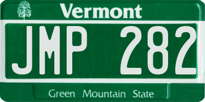 VT license plate JMP282