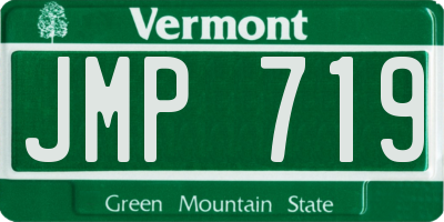 VT license plate JMP719