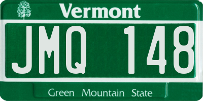 VT license plate JMQ148