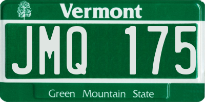 VT license plate JMQ175