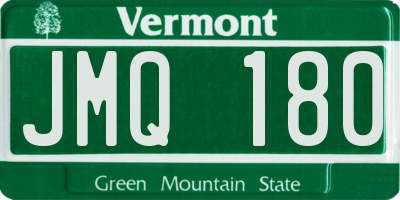 VT license plate JMQ180