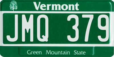 VT license plate JMQ379