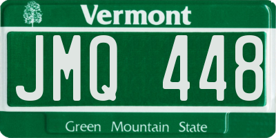 VT license plate JMQ448