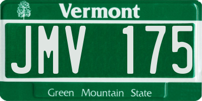 VT license plate JMV175