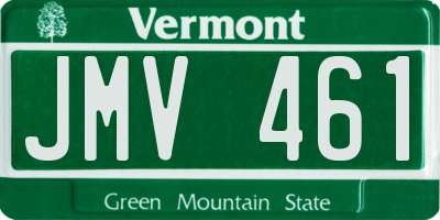 VT license plate JMV461