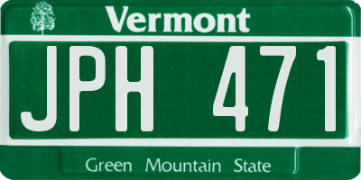 VT license plate JPH471
