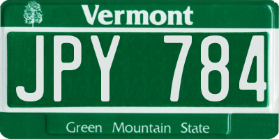 VT license plate JPY784