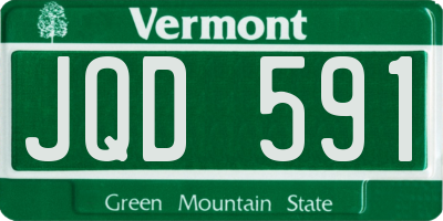 VT license plate JQD591