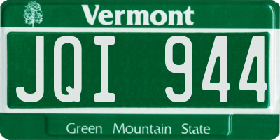 VT license plate JQI944