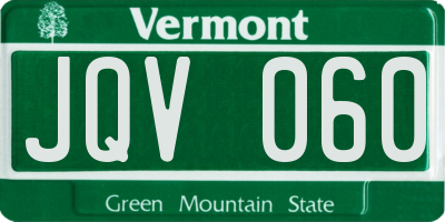 VT license plate JQV060