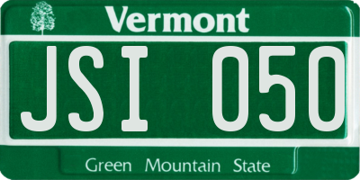 VT license plate JSI050