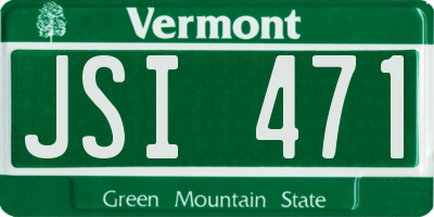 VT license plate JSI471