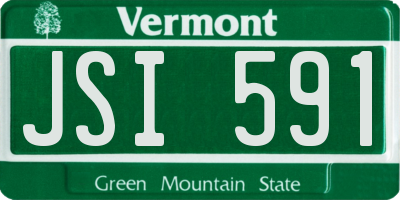 VT license plate JSI591