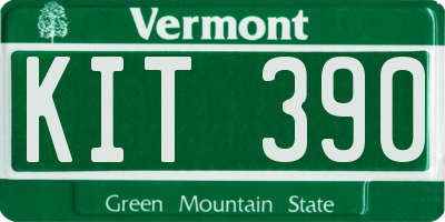 VT license plate KIT390