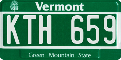 VT license plate KTH659
