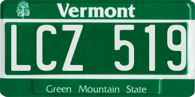 VT license plate LCZ519
