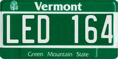 VT license plate LED164