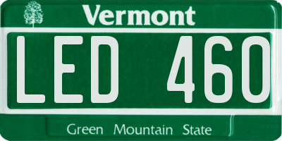 VT license plate LED460