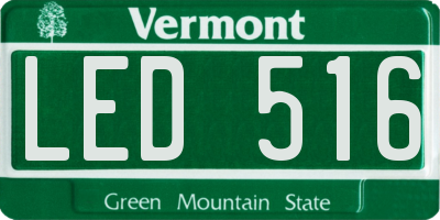 VT license plate LED516