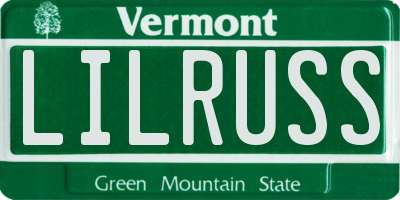 VT license plate LILRUSS