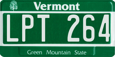 VT license plate LPT264