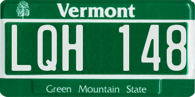 VT license plate LQH148