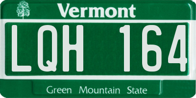 VT license plate LQH164