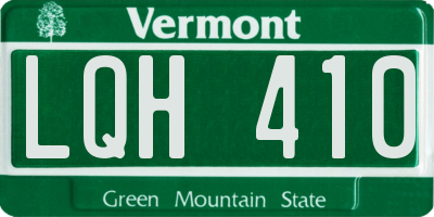 VT license plate LQH410