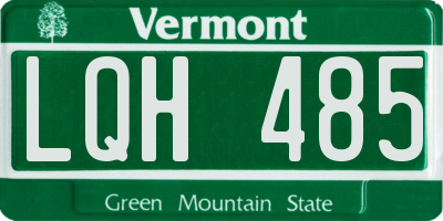 VT license plate LQH485