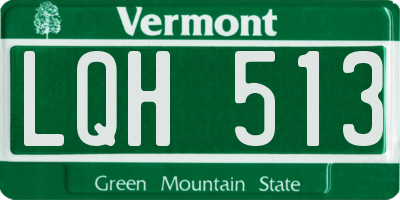 VT license plate LQH513