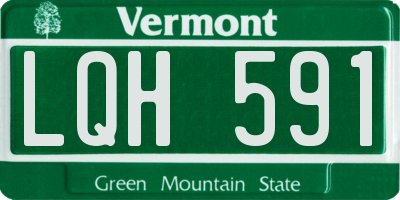 VT license plate LQH591