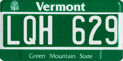 VT license plate LQH629