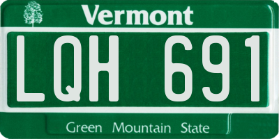 VT license plate LQH691
