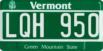 VT license plate LQH950