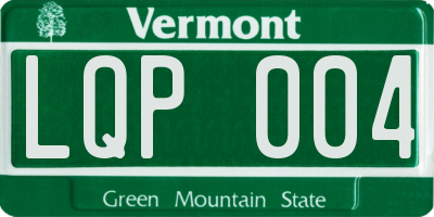 VT license plate LQP004