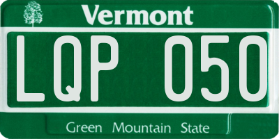 VT license plate LQP050
