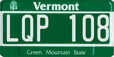VT license plate LQP108